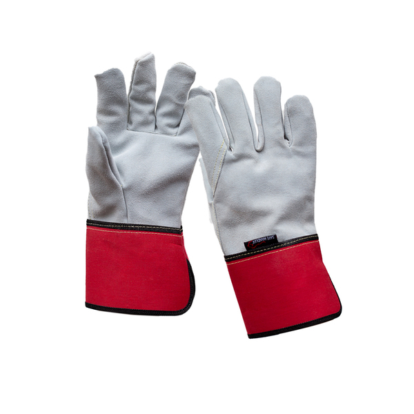 Safe Handler Performance Leather Safety Work Gloves, OSFM, PR SH-MS-747-S
